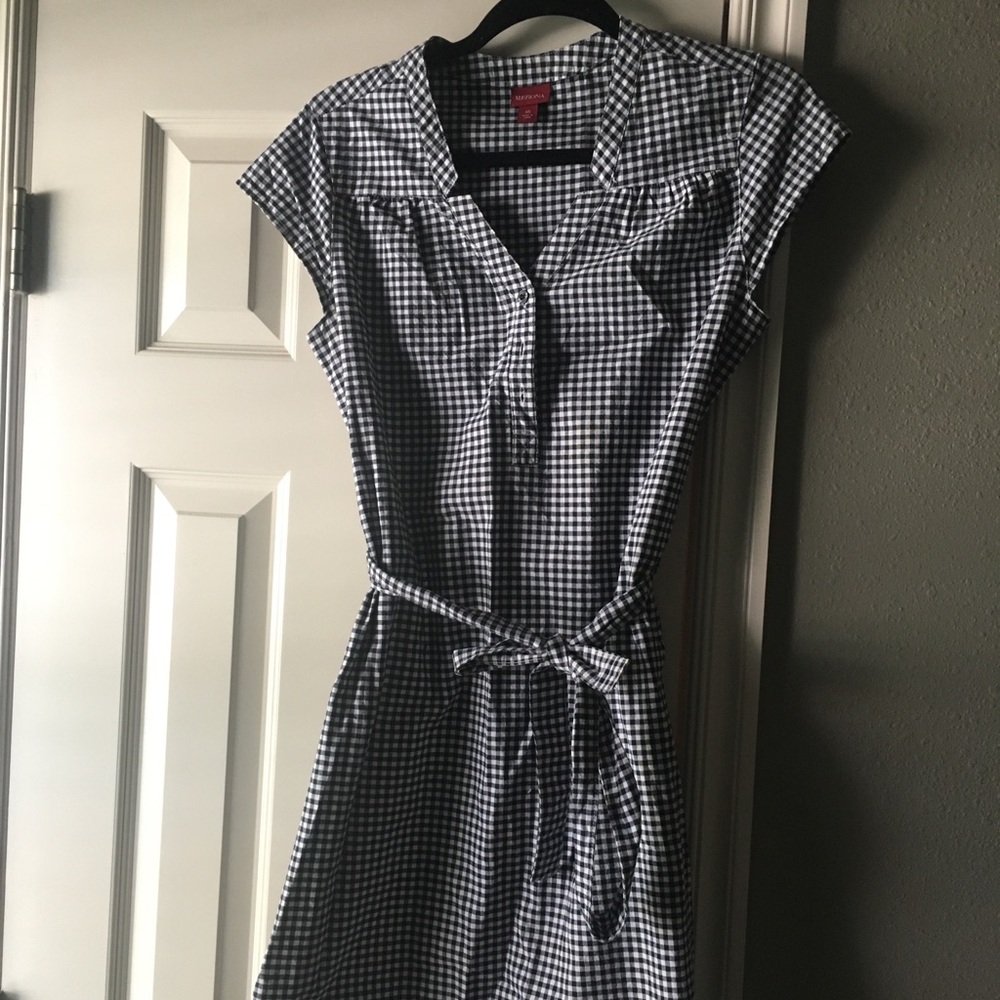 gingham blue and white target sundress